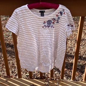 RXB cotton tan and white T-shirt